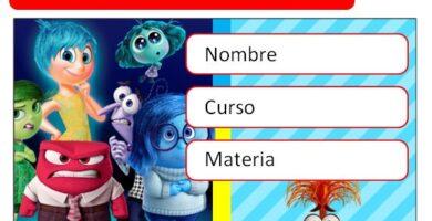 etiquetas escolares para imprimir de intensamente